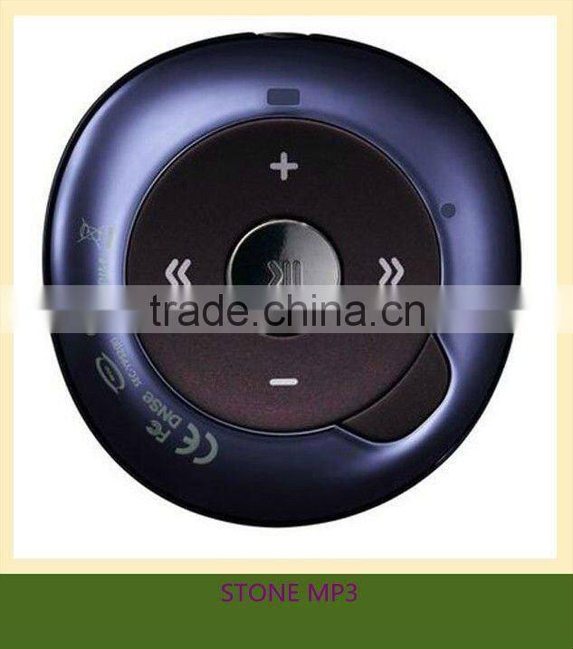 2012 idea mp3 Stone shape portable audio player