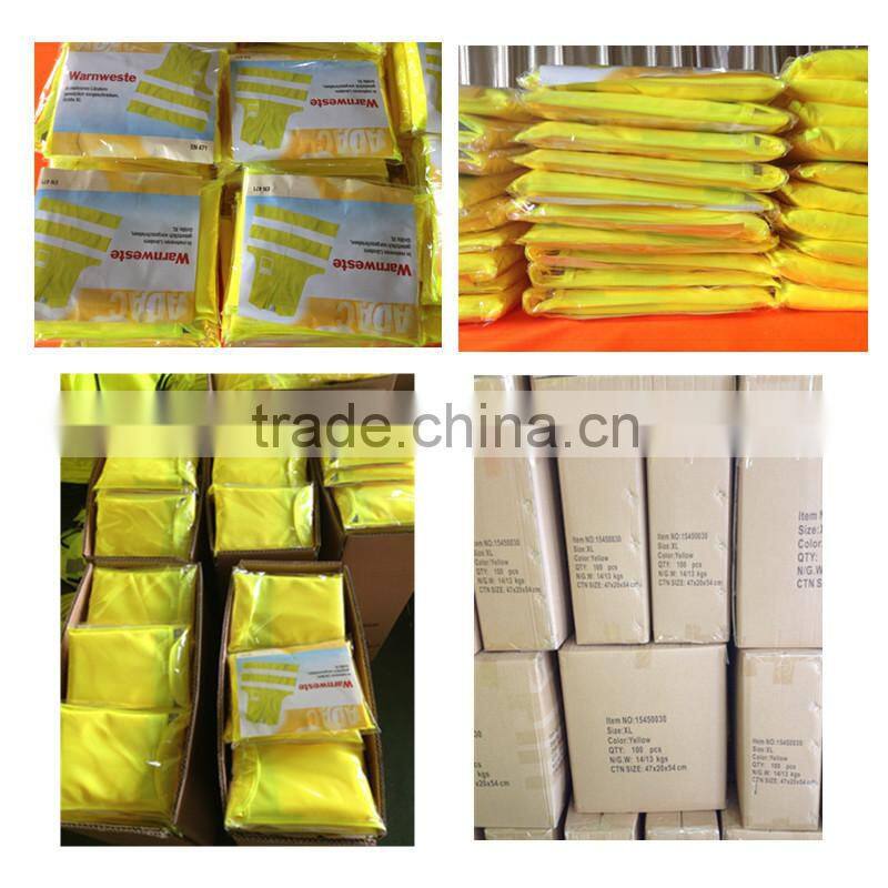 2016 News OEM fashion high visibility motorcycle reflective vest factory sell