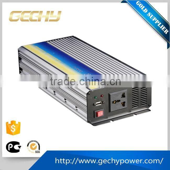 HYM-1500W single phase DC 12v to AC 230v car power inverter/transformer with USB port
