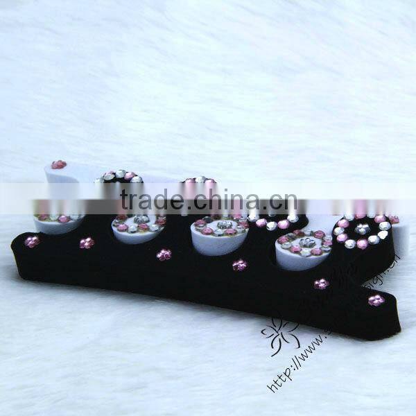 2012 hot selling rhinestone toe separator