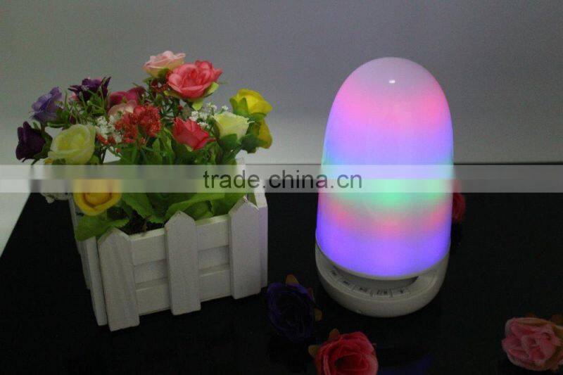 Atmosphere Lamp Speaker,LED Lamp MIC Wireless Bluetooth 4.0 Speaker Speakerphone Built -in Lithium Battery