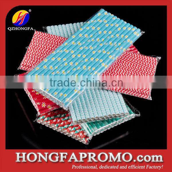 High Quality Funny Paper Drinking Straw with Logo Printing