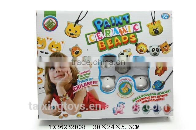 DIY Animal Resin Paint Beads Kids Learn Drawing Ornament/Beauty Toys