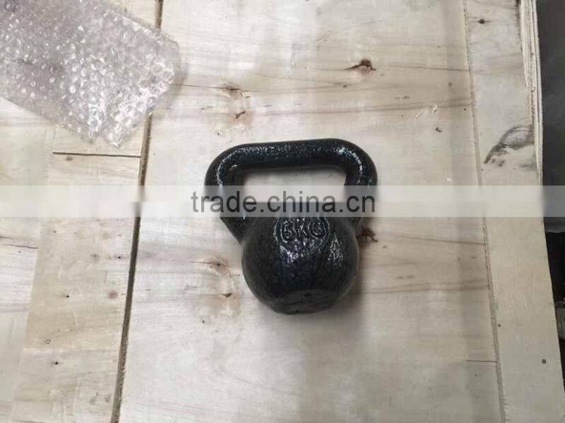 2kg 4kg 6kg 8kg 10kg Black painted kettlebell supplier