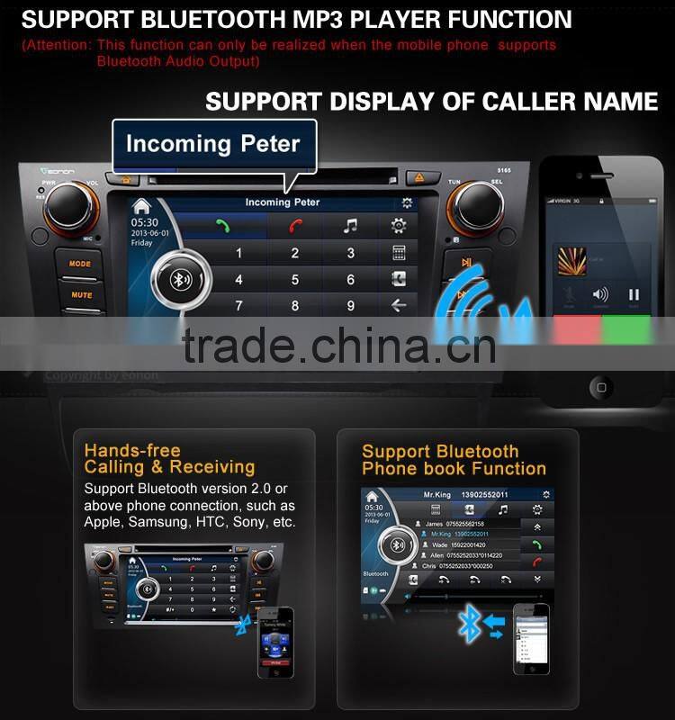 EONON D5165X 7" Digital Touch Screen Car DVD Player with Built-in GPS For BMW E90/91/92/93