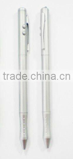 4 in 1 led and laser metal multi-function pen set