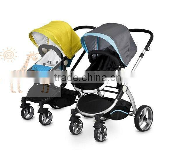 Baby Aluminum Stroller 3 in 1 Europe Standard EN1888 Push Chair