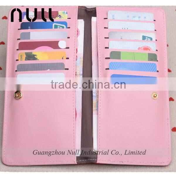 cartoon characteristic printed long hand made wallet for girl