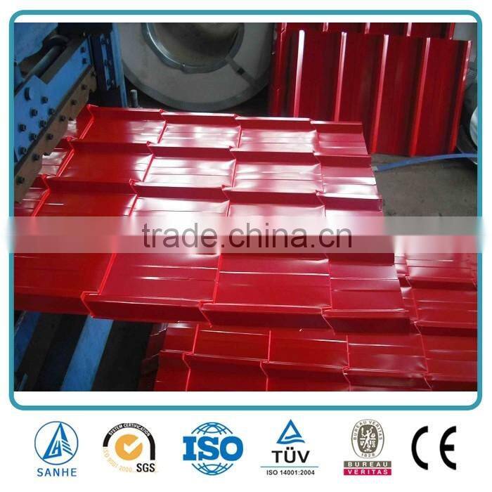 Factory supply color coated steel Corrugated sheet