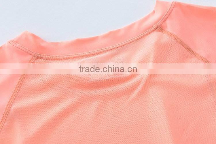 Factory Wholesale Bamboo Fiber Running Fitness Sports Dry Fit Breathable Lady Short Sleeve T Shirt