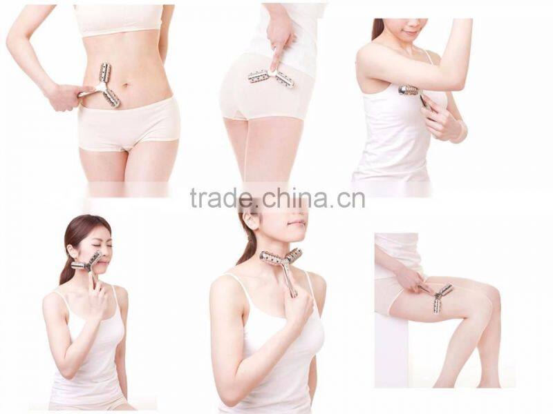 Original design luxurious facial kit with massager with 3D-fitting head