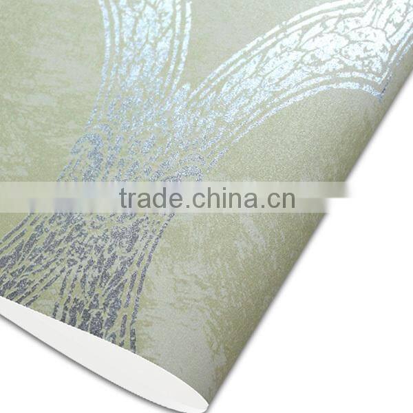 Pretty gold leaf foil vinyl wallpaper