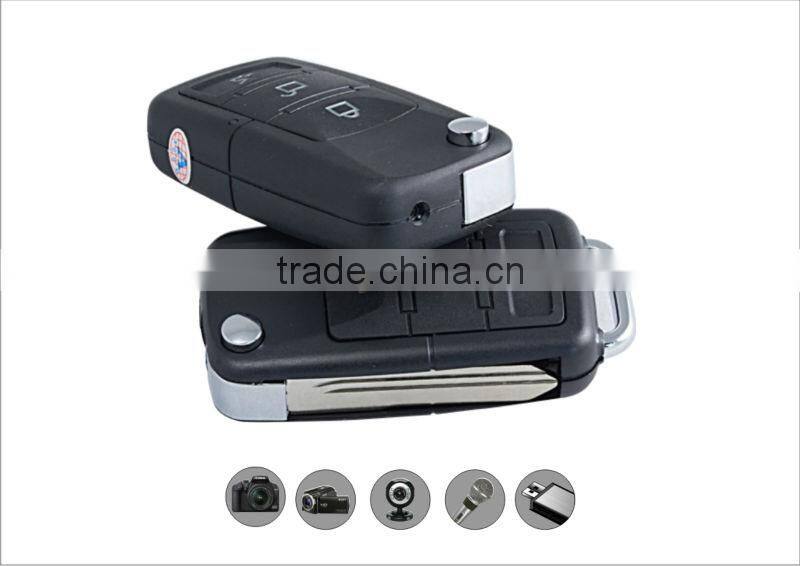 hd 5mp 1280*960 30fps mini dv dvr car key hidden camcorder with USB interface longtime recording support insert 16G TF card