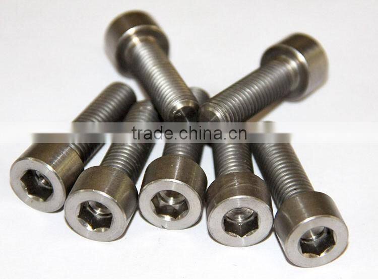 Baoji Ti Gr5 hex socket tapered torx head DIN912 titanium screw