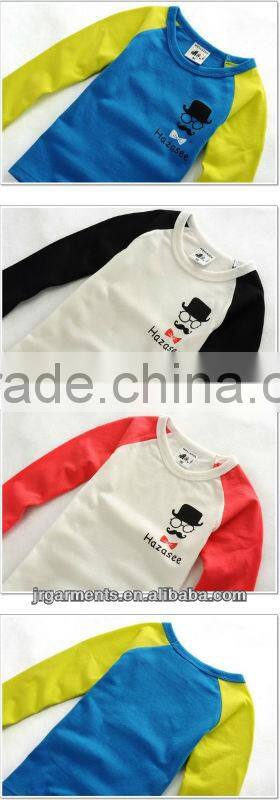 Brand Clothing Casual garment long sleeve t shirts for Boys and Girls