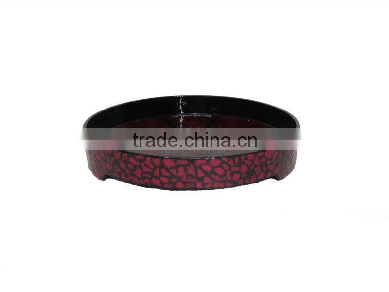 Seashell inlaid tray