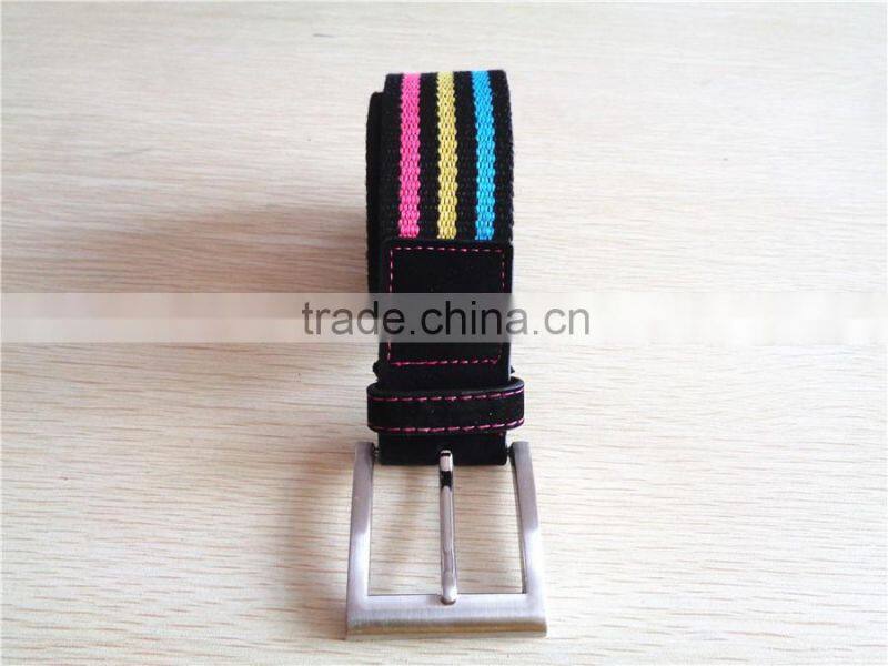 Factory Customized Canvas Sport Cotton Fabric Belt