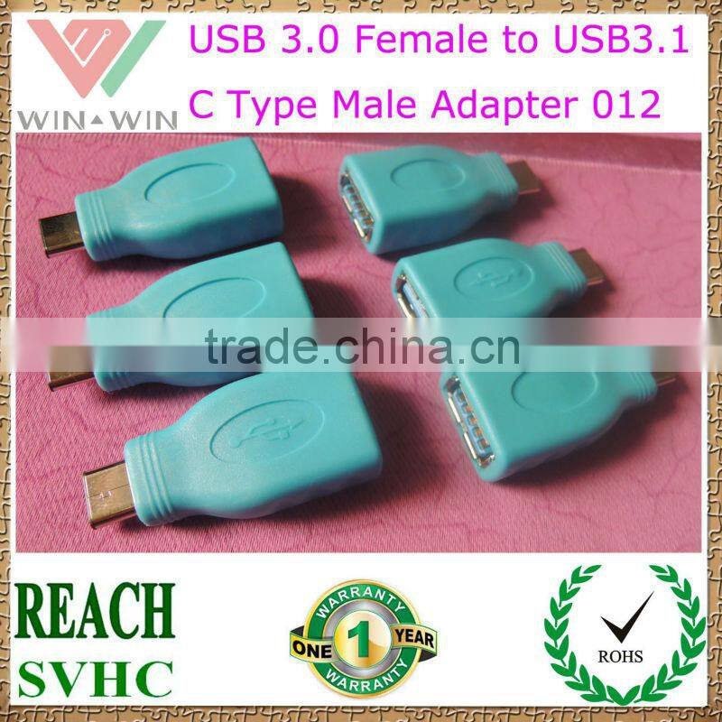 Micro USB Female to USB 3.1 C Type Male Adapter 017
