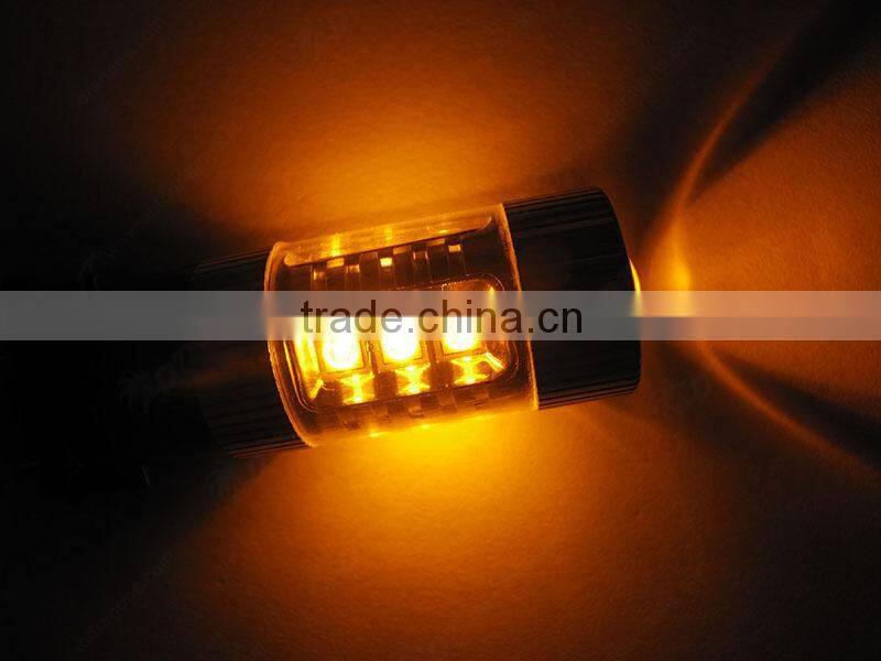 Hot deals 80w auto led lighting, 3157 16leds yellow led bulb lights
