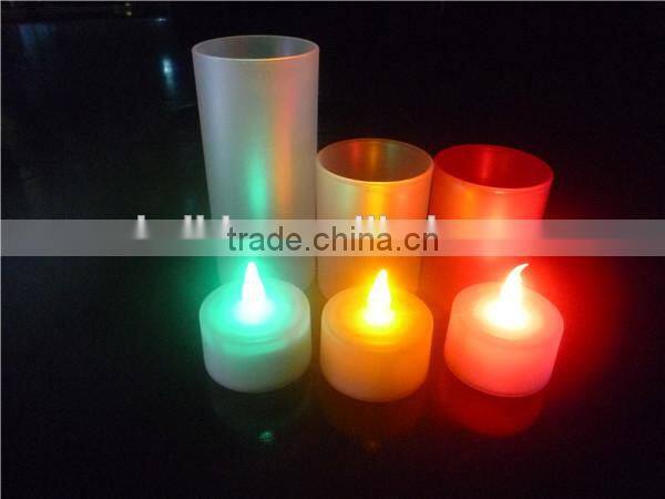 button cell battery powered led light candle