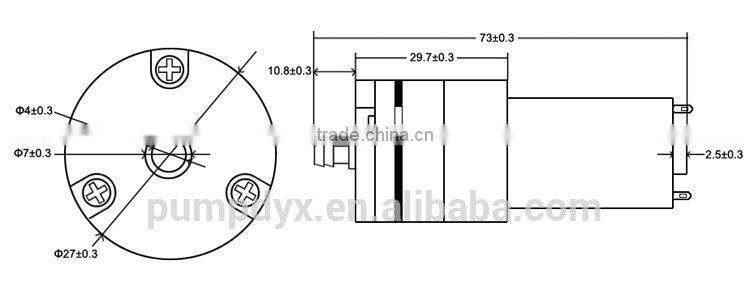 High flow air pump,low noise massage chair air pump