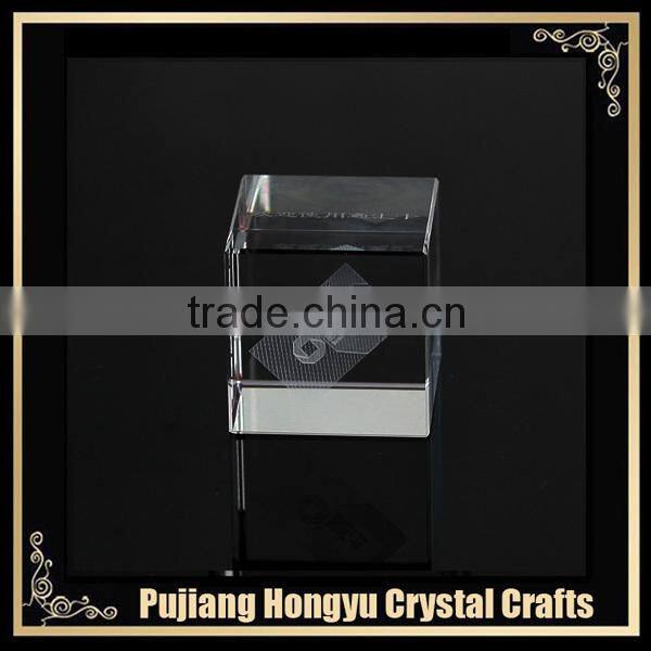blank 3d laser engrave crystal cube
