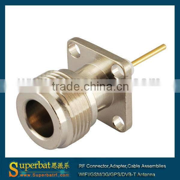 N 4 Hole panel Mount Jack with solder post