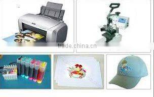 High quality digital cap heat press machine with heat pres sticker