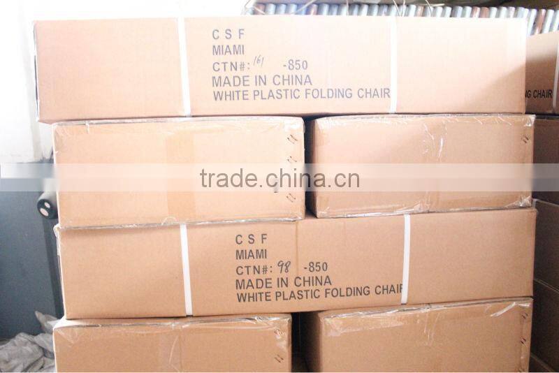 Used cheap padded resin folding chairs wholesale