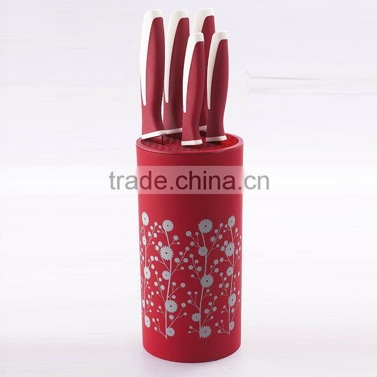 CY01-C 6pcs stainless steel kitchen knife sets