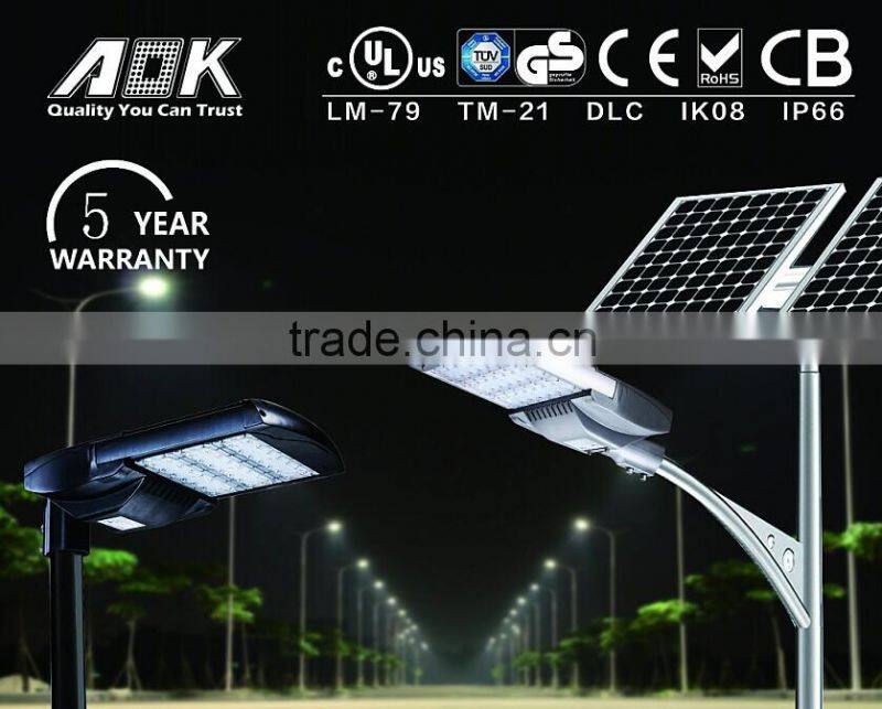 5years Warranty MW Driver IP65 80W Solar power LED Street Light