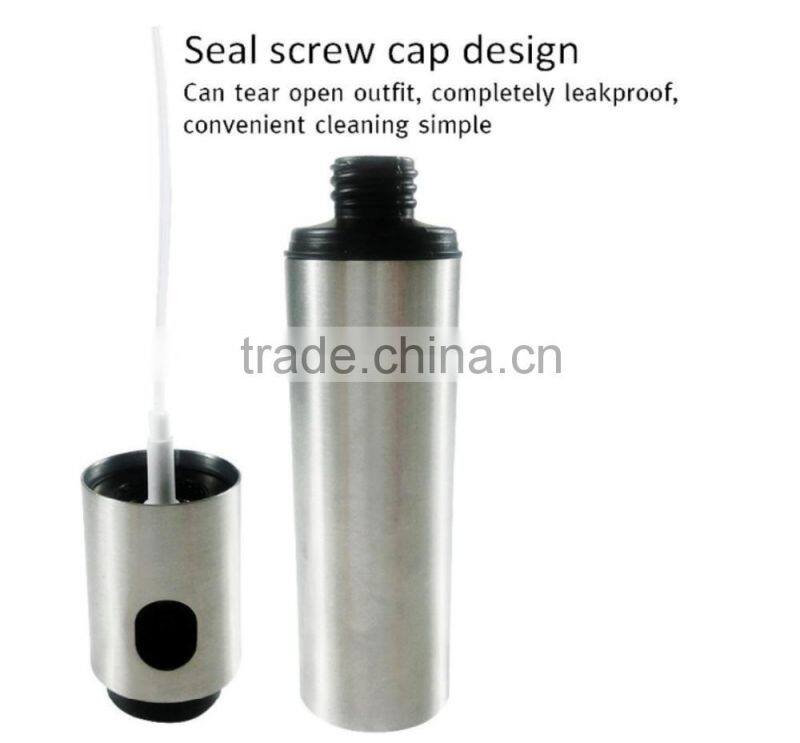 Novel Stainless Steel Oil Pot - Baking Oil Bottle - Cooking Sprayer & Dispensers