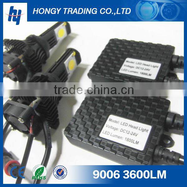 50w 3600lm auto led headlight 9006