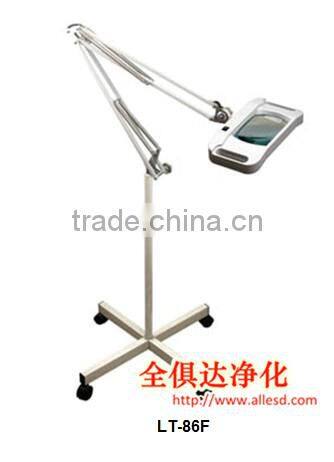 Desk-clamp Rectangle Fluorescent Magnifying Lamp