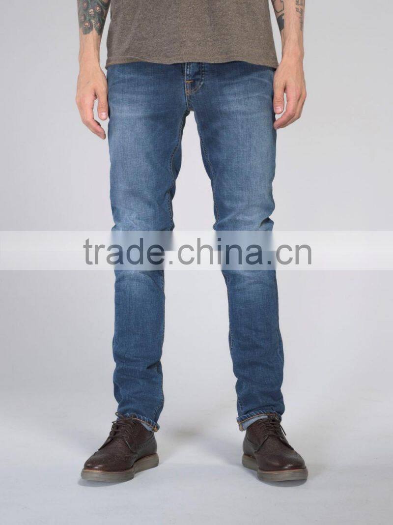 slim fit comfortable materials stretch denim pants JX023
