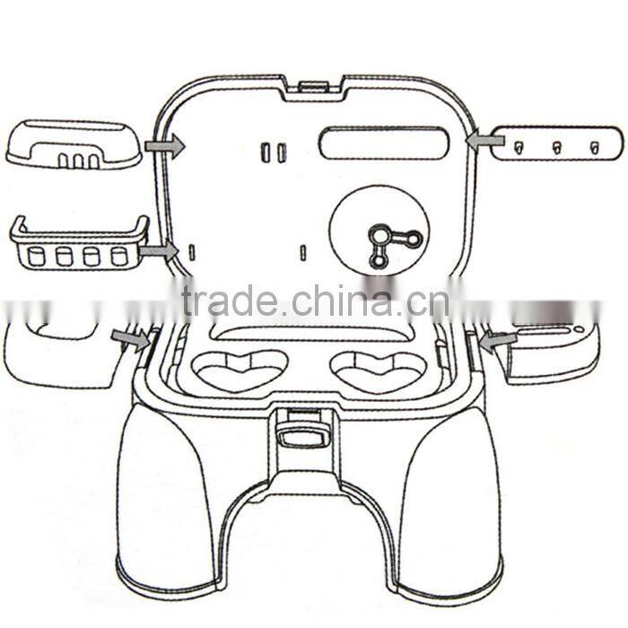 PP plastic doctor play set toy for kids