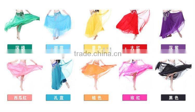 Chiffon Expansion Beautiful Wholesale Comfortable Belly Dance Skirt(2120)