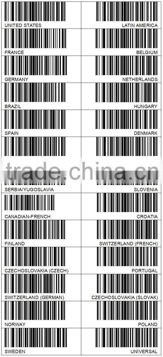 Stable performance 1D wired laser barcode scanner for cloths