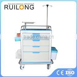 Multifunction Aluminum Steel Surgical Hospital Movable Cart