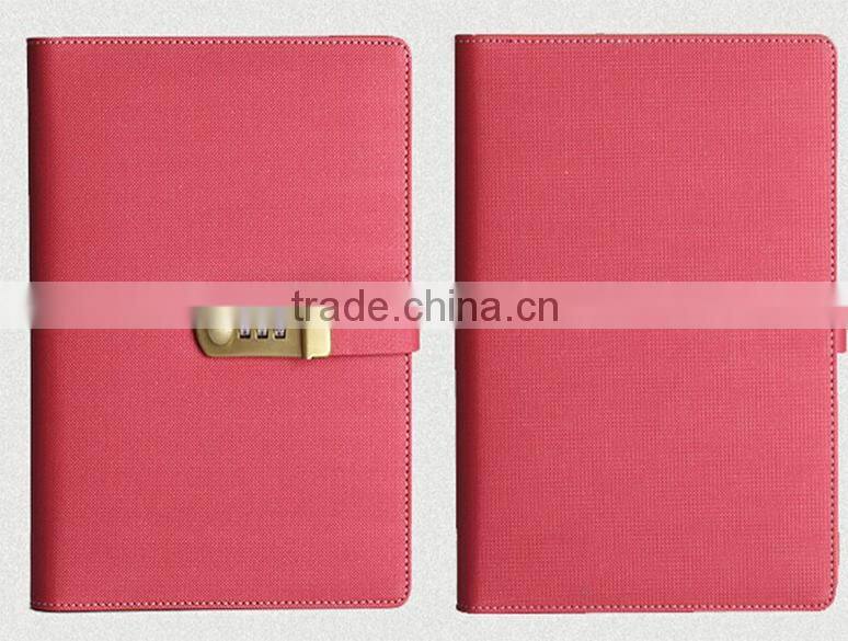 2014 Hot selling leather school paper eco friendly custom spiral notebooks