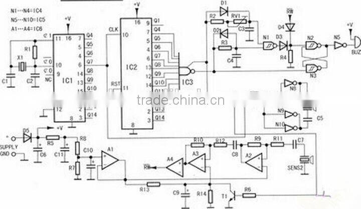EK 2014 best seller car parking sensor system with 24 months warranty