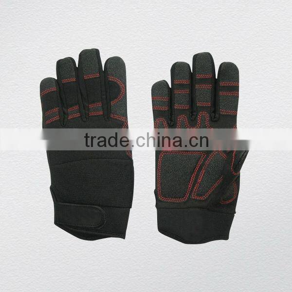 Synthetic Leather Reinforced Palm Mechanic glove