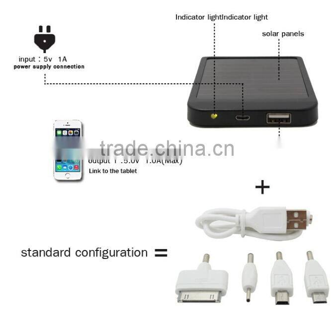 Solar Battery 5600MAH Mobile Phone Power Bank External Battery Charger for iPhone Samsung series
