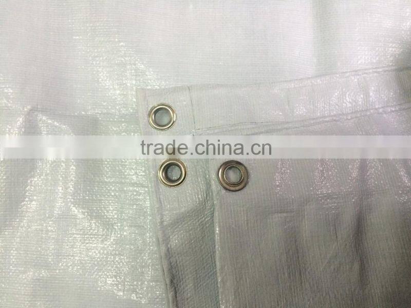 High tensile strength pe Tarpaulin and waterproof poly tarp of white Plastic tarpaulin