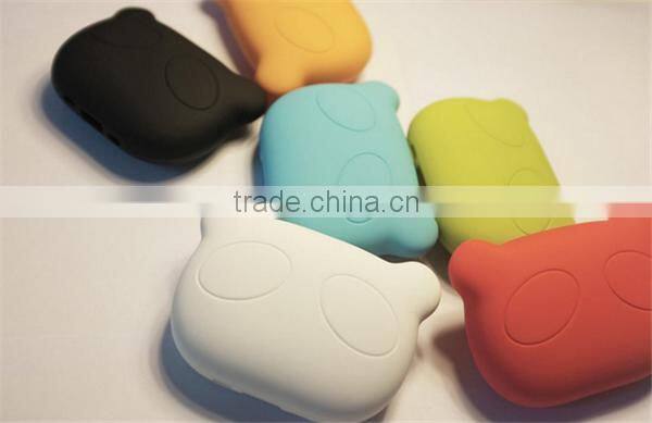 LED Panda dual USB power bank 5200mAh good for Christmas gift