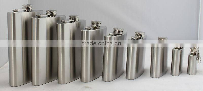 1oz mini stainless steel hip flask shaped hip flask