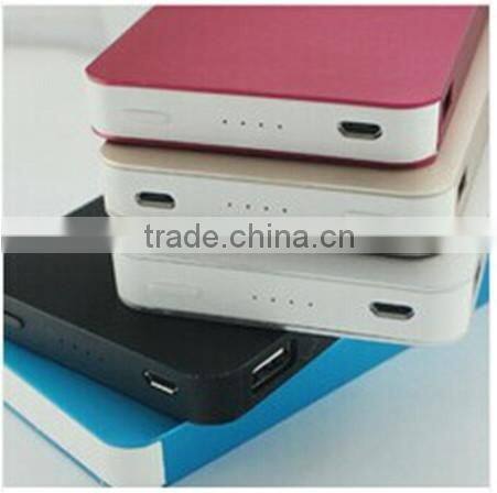 Super Slim Alloy Material Mobile Power Bank 4000mah For Smartphone Handphone
