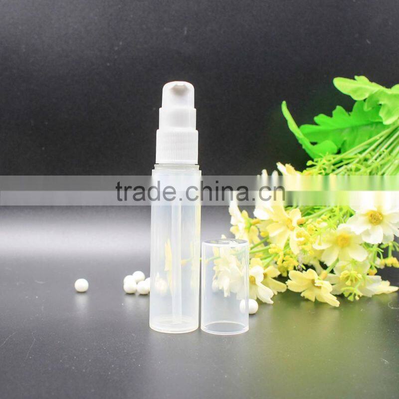 25ml transparent color lotion pump bottle for skin care use