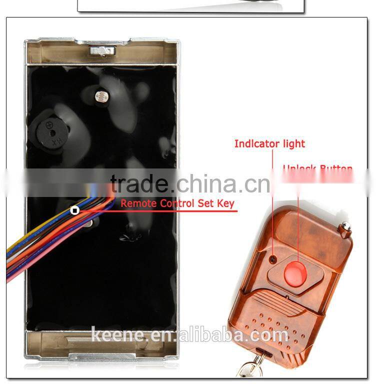 High quality metal case waterproof standalone 125khz access control reader relay control with keypad