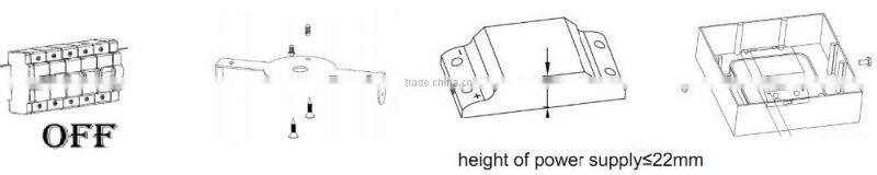 Singapore, Dia240mm 10Inch 16W Surface Mount LED Ceiling Lght, Round Surface Mount LED Downlight